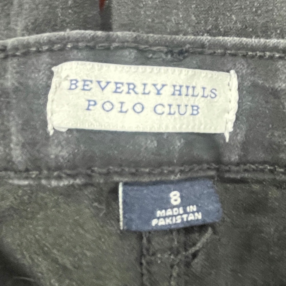 Beverly Hills Polo Club Boys Faded Black Slim Straight Jeans Size 8 EUC - Picture 3 of 8